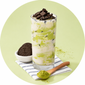 Oreo Brulee Green Tea